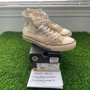 Used! Converse All Star Hi "Optical White" - Size 8.5